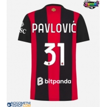 Ženski Nogometni dresi AC Milan Strahinja Pavlovic #31 Domači 2026-27 Kratek Rokav